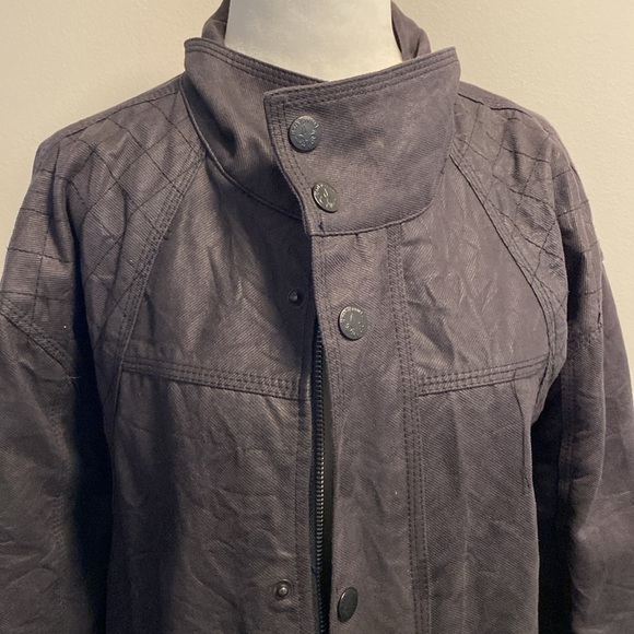 Rock Revival black denim like jacket - Picture 5 of 12